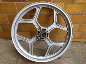 Gussrad Vorderrad Felge 2.50x18 silber gebraucht für BMW Motorrad K und R Modelle