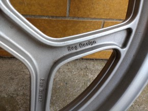 Gussrad Vorderrad Felge 2.50x18 silber gebraucht für BMW Motorrad K und R Modelle