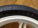 Hinterradfelge 5.00x17 alpinweiss BMW R1100 S