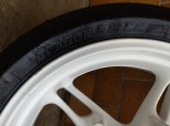 Hinterradfelge 5.00x17 alpinweiss BMW R1100 S