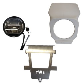 KIT Windschild mit LED Scheinwerfer Dakar 84 BMW R 80-100 GS