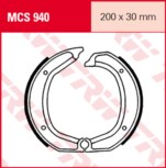 Bremsbackensatz hinten  alle BMW  2-V-Boxer bis 1980
