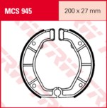 Bremsbackensatz hinten  alle BMW Motorrad R ab 1989