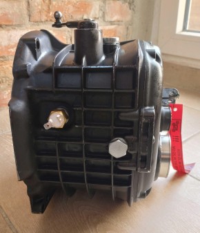 gebrauchtes BMW R2V Getriebe in schwarz, überholt und optimiert