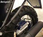 Fussrastensatz für Sozius - Soziusrasten - Enduroausführung