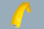 Enduro UFO Vorderradkotflügel gelb mit Lüftung